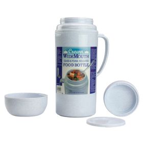 40OZ INSLTD FOOD JAR WHT