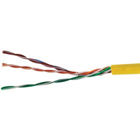 CAT5E UTP CMR 1000FT YLW