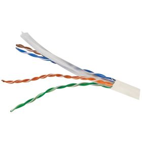 CAT6 UTP CMR 1000FT WHT