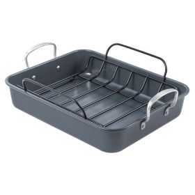 LRG TURKEY RST PAN W/RACK