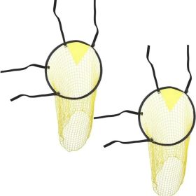 2-Pack Top Bins Football Target Net, Foldable Soccer Training Net With Goal, Easy To Install And Disassemble, Suitable For Soccer Training Practice