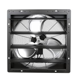 20 In Shutter Exhaust Fan Wall-Mount Automatic Louvers Variable Speed, Sturdy Steel Housing, Low Noise, AC Motor, 4499 CFM Ventilation And Cooling For