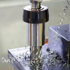Annular Cutter Set, 6 Pcs Weldon Shank Mag Drill Bits, 1' To 2' Cutting Diameter, 2' Cutting Depth, M2AL High-Speed Steel, With 2 Pilot Pins And Porta