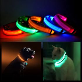 LED PET Safety Halo Style Collar (Option: HOT PINK-SMALL)
