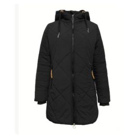 European And American Style Women Cotton-padded Jacket (Option: Black-M)