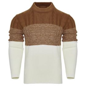 Men's Knitted Sweater Fashion Long-sleeved Pullover Tops Fall And Winter Clothing (Option: 5 Style-M)