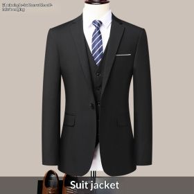 New Mens Formal Trousers For Suits And Professional Outerwear (Option: Black-2XL-One button)