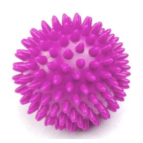 Hard thorn massage ball hand holding thorn ball touch training ball pvc acupressure massage ball yoga ball (Option: Purple2-7.5cm)