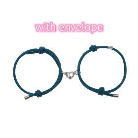 Simple Nylon Love Magnetic Bracelet (Option: Kong Lan with envelope)