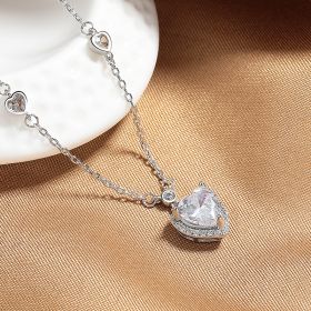 Light Luxury Minority High Sense Fashion Necklace Temperament Clavicle Chain Gift (Option: silver)