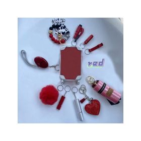 Keychain Set (Option: Red)