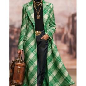 Retro-modern Casual Style Long Suit Coat (Option: 4style-S)