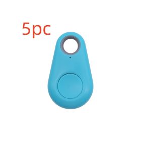 Water Drop Bluetooth-compatible Anti Lost Object Finder (Option: Blue 2 5pc)