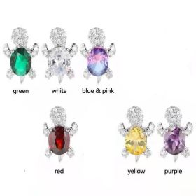 Cute Little Animal Niche Design Earrings Jewelry Stud Earrings (Option: Suit)