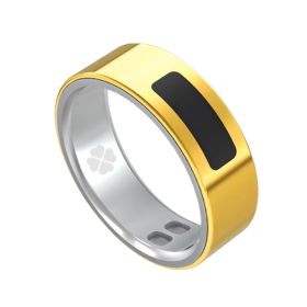 Smart Ring Health Tracker Fitness Ring Heart Rate Blood Oxygen Sleep Monitor Smart Ring For Men Women (Option: Gold-09)