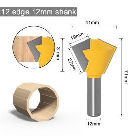Bird's Mouth Router Bit (Option: Style F-Q1pc)