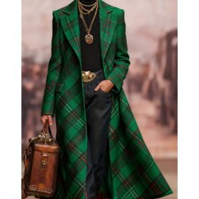 Retro-modern Casual Style Long Suit Coat (Option: 5style-L)