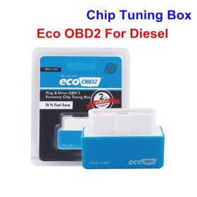 Plug And Play ECOOBD2 Gasoline Car Fuel Economy ECO OBD2 Driver (Option: Blue)
