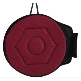 360 Degree Rotation Seat Cushion Mats For Chair Car Office Home Bottom Seats Breathable Chair Cushion For Elderly Pregnant Woman (Option: Diamond-Red)