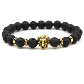 Lion Bracelet (Option: Gold lion)