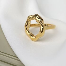 Vintage personality French cold wind ring (Option: Ring-7US)