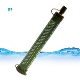 Outdoor portable water purifier (Option: Green)