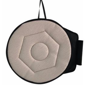 360 Degree Rotation Seat Cushion Mats For Chair Car Office Home Bottom Seats Breathable Chair Cushion For Elderly Pregnant Woman (Option: Diamond-Beige)