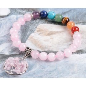 Crystal Beaded Bracelet (Option: Seven chakras)