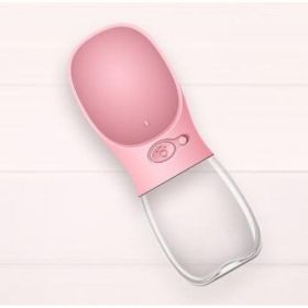 Pet Water Cup Outdoor Portable Water Bottle (Option: Pink-550ml)