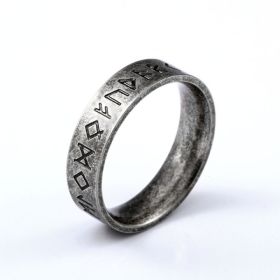 Beier 316L Stainless Steel Odin Norse Viking Amulet Rune Me (Option: 6mm-9)
