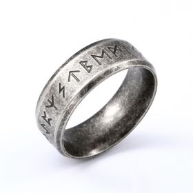 Beier 316L Stainless Steel Odin Norse Viking Amulet Rune Me (Option: 8mm-12)