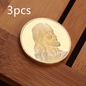 Jesus Commemorative Coin Dinner Commemorative (Option: Gold-3pcs)