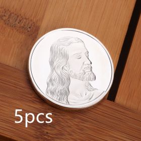 Jesus Commemorative Coin Dinner Commemorative (Option: Silver-5PCS)