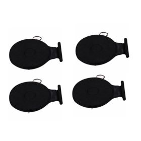 360 Degree Rotation Seat Cushion Mats For Chair Car Office Home Bottom Seats Breathable Chair Cushion For Elderly Pregnant Woman (Option: Circle 4pcs-Black)