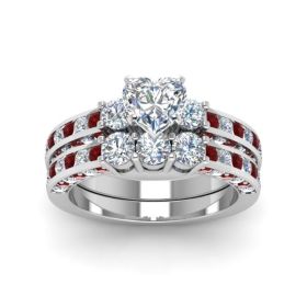 Men's And Women's Couple Rings With Zircon (Option: Female-Number7)