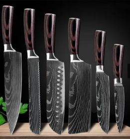 Carpenter's Special Set 6-piece Set 8-piece Set Knife Chef Knife Kitchen Knife Cooking (Option: 6PCS Set)
