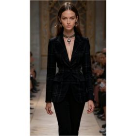 Casual Retro Stand Collar Coat (Option: Style3-3XL)