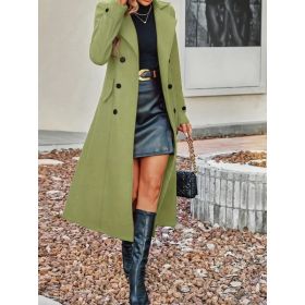 Fashionable New Women's Versatile Jacket (Option: Green-L)