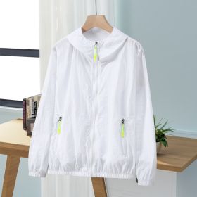 New Summer Mens Loose-Fit Plus-Size Sun-Protective Top That Also Repels Mosquitoes And Insects (Option: White-L)