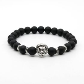Lion Bracelet (Option: Silver lion matte)