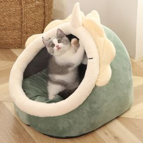 Four Seasons Universal Cat House Villa Home (Option: Green-Ordinary-S)