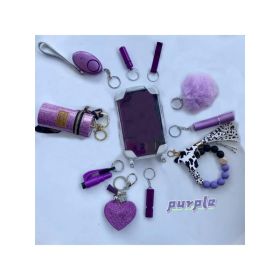 Keychain Set (Option: Purple)
