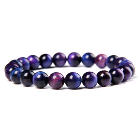 Natural Stone Color Scattered Beads 8mm Bead Bracelets (Option: FD6293 19CM)