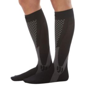 Compression Socks For Men&Women Best Graduated Athletic Fit For Running Flight Travel Boost Stamina Circulation&Recovery Socks (Option: Black 3PC-XXL)