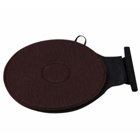 360 Degree Rotation Seat Cushion Mats For Chair Car Office Home Bottom Seats Breathable Chair Cushion For Elderly Pregnant Woman (Option: Circle-Coffee)