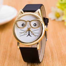 Lovely Cartoon Children Watch (Option: Black)