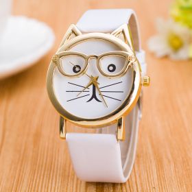 Lovely Cartoon Children Watch (Option: white)