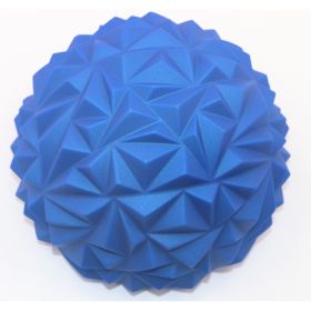 Hard thorn massage ball hand holding thorn ball touch training ball pvc acupressure massage ball yoga ball (Option: Blue-16cm)