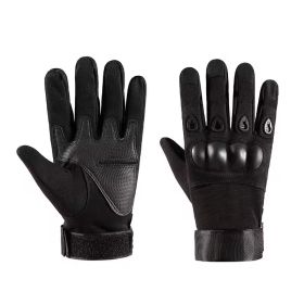 Anti-Slip Gloves, Outdraw, Appearance, Reduces Palm Thickening, Machine Work, Half Finger Hard Dain, Heat Retention, Cut Resistant, Durable, Joint Pro (Option: Black-XL)