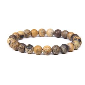 Black Gallstone Bracelet Tiger Eye Energy Fitness Men's Gift Jewelry (Option: 12 Style)